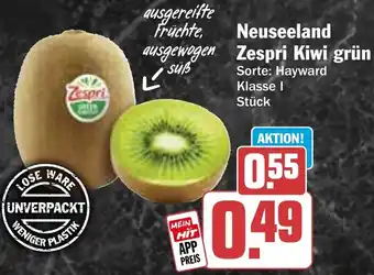 Hit Neuseeland Zespri Kiwi grün Angebot