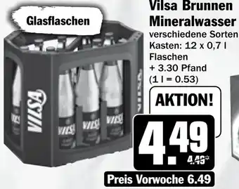 Hit Vilsa Brunnen Mineralwasser Angebot