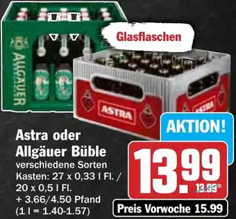 Hit Astra oder Allgäuer Büble Angebot