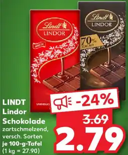 Kaufland LINDT Lindor Schokolade Angebot