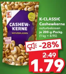 Kaufland K-CLASSIC Cashewkerne Angebot