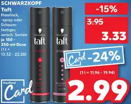 Kaufland SCHWARZKOPF Taft Angebot