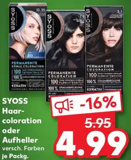 Kaufland SYOSS Haarcoloration oder Aufheller Angebot