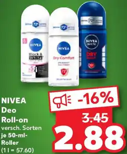 Kaufland NIVEA Deo Roll-on Angebot