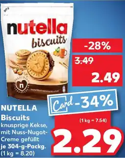 Kaufland NUTELLA Biscuits Angebot