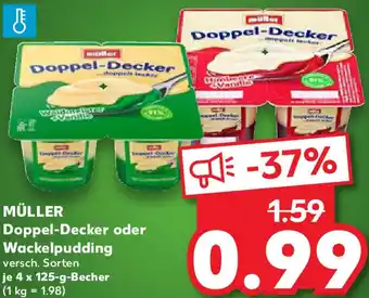 Kaufland MÜLLER Doppel-Decker oder Wackelpudding Angebot