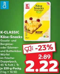 Kaufland K-CLASSIC Käse-Snacks Angebot
