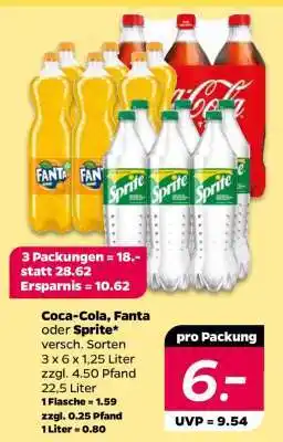 NETTO Coca-Cola, Fanta oder Sprite Angebot