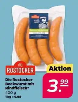NETTO Die Rostocker Bockwurst mit Rindfleisch Angebot