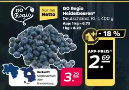 NETTO GO Regio Heidelbeeren Angebot