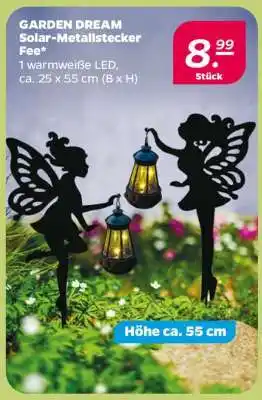 NETTO GARDEN DREAM Solar-Metallstecker Fee Angebot
