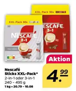 NETTO Nescafé Sticks XXL-Pack Angebot