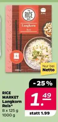 NETTO RICE MARKET Langkorn-Reis Angebot