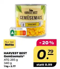 NETTO HARVEST BEST Gemüsemais Angebot