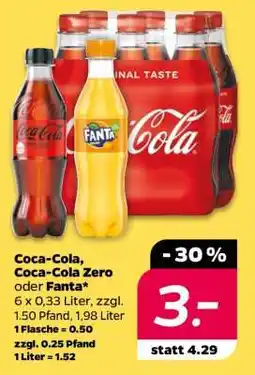 NETTO Coca-Cola, Coca-Cola Zero oder Fanta Angebot