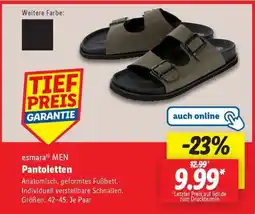 Lidl esmera MEN Pantoletten Angebot