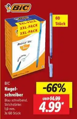 Lidl BIC Kugelschreiber Angebot
