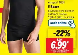 Lidl esmara MEN 5 Boxer Angebot