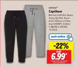 Lidl esmara Caprihose Angebot