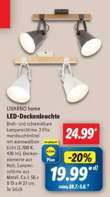 Lidl LIVARNO home LED-Deckenleuchte Angebot