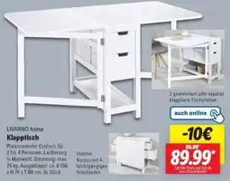 Lidl LIVARNO home Klapptisch Angebot