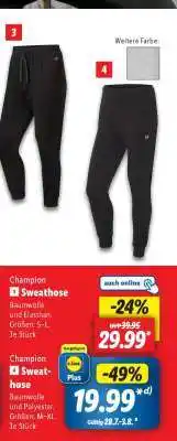 Lidl Champion Sweathose Angebot