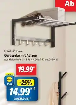 Lidl Garderobe mit Ablage Angebot