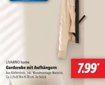 Lidl Garderobe mit Aufhängern Angebot