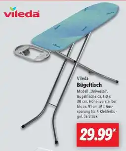 Lidl Vileda Bügeltisch Angebot
