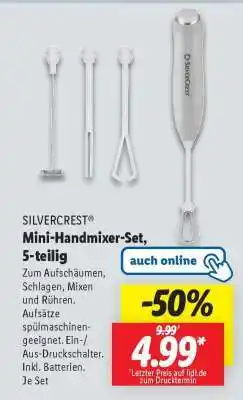 Lidl SILVERCREST Mini-Handmixer-Set, 5-teilig Angebot