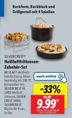 Lidl SILVERCREST Heißluftfritteusen-Zubehör-Set Angebot