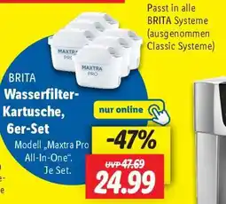 Lidl BRITA Wasserfilter-Kartusche, 6er-Set Angebot
