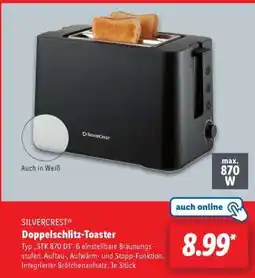 Lidl SILVERCREST Doppelschlitz-Toaster Angebot