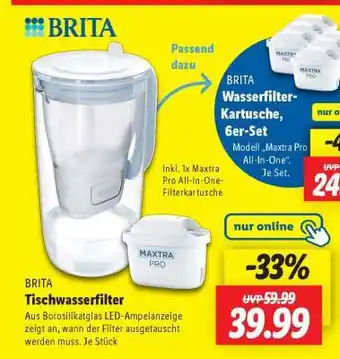 Lidl BRITA Tischwasserfilter Angebot
