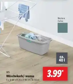Lidl W5 Wäschekorb/-wanne Angebot