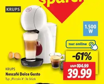Lidl Nescafé Dolce Gusto Angebot