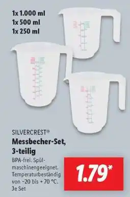 Lidl SILVERCREST Messbecher-Set, 3-teilig Angebot