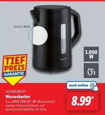 Lidl SILVERCREST Wasserkocher Angebot