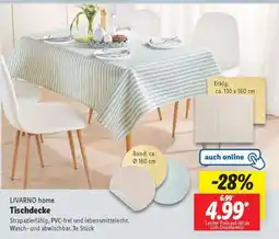 Lidl LIVARNO home Tischdecke Angebot