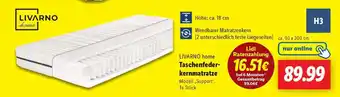 Lidl LIVARNO home Taschenfederkernmatratze Angebot