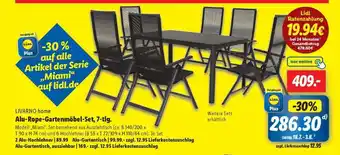 Lidl Alu-Rope-Gartenmöbel-Set, 7-tlg Angebot
