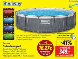 Lidl Bestway Stahlrahmenpool Angebot