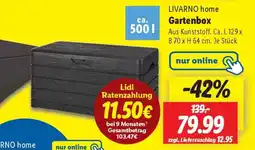 Lidl LIVARNO home Gartenbox Angebot