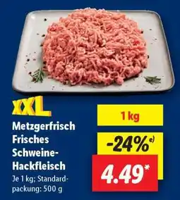 Lidl Metzgerfrisch Frisches Schweine­ Hackfleisch Angebot