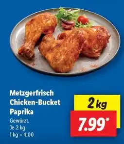 Lidl Metzgerfrisch Chicken-Bucket Paprika Angebot