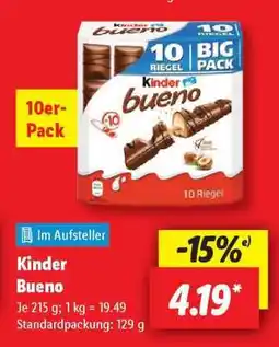 Lidl Kinder Bueno Angebot
