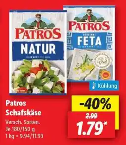 Lidl Patros Schafskäse Angebot