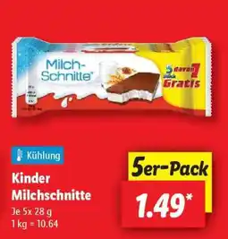 Lidl Kinder Milchschnitte Angebot