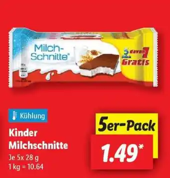 Lidl Kinder Milchschnitte Angebot
