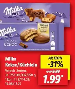 Lidl Milka Kekse / Küchlein Angebot